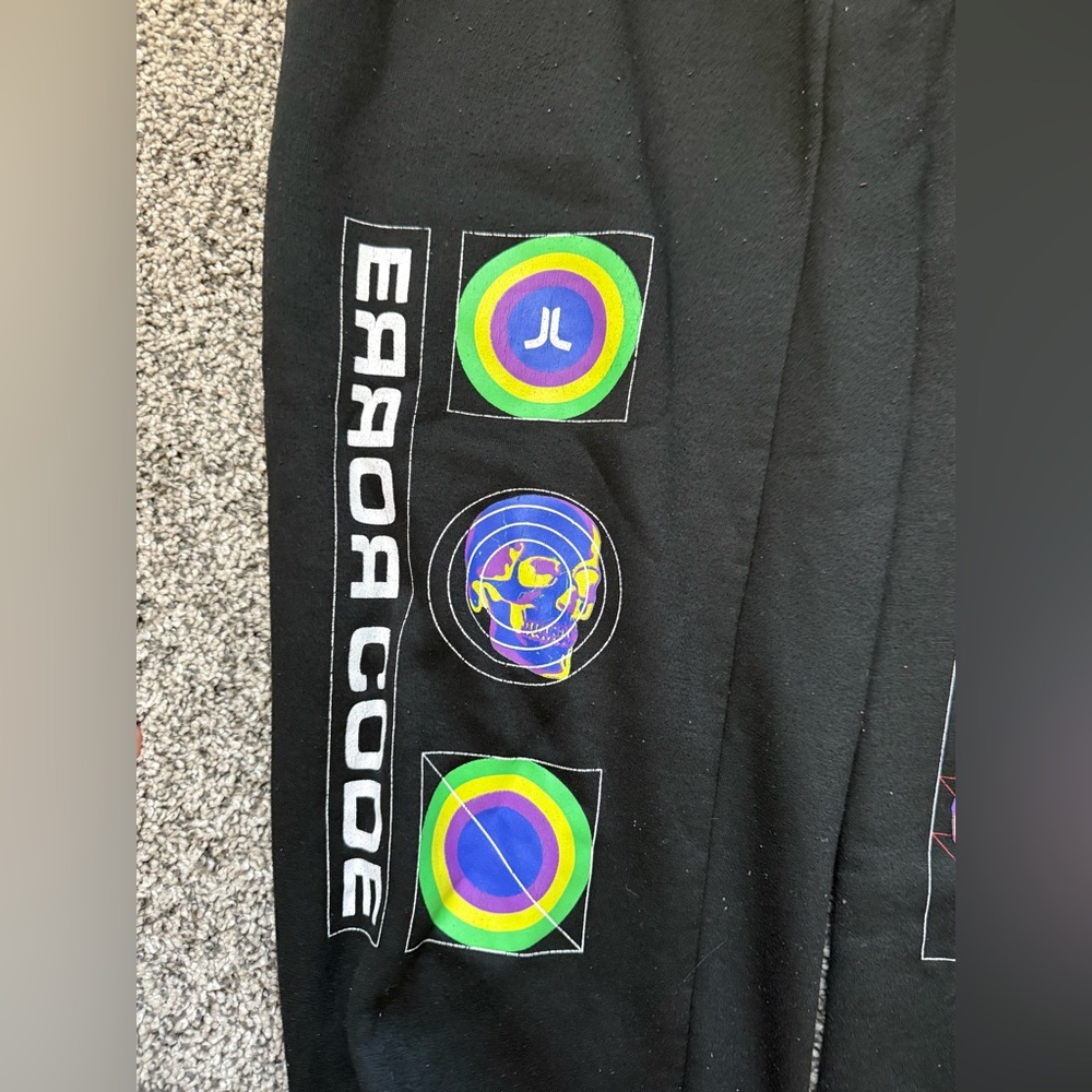 Error Code Black Graphic Joggers - image 3